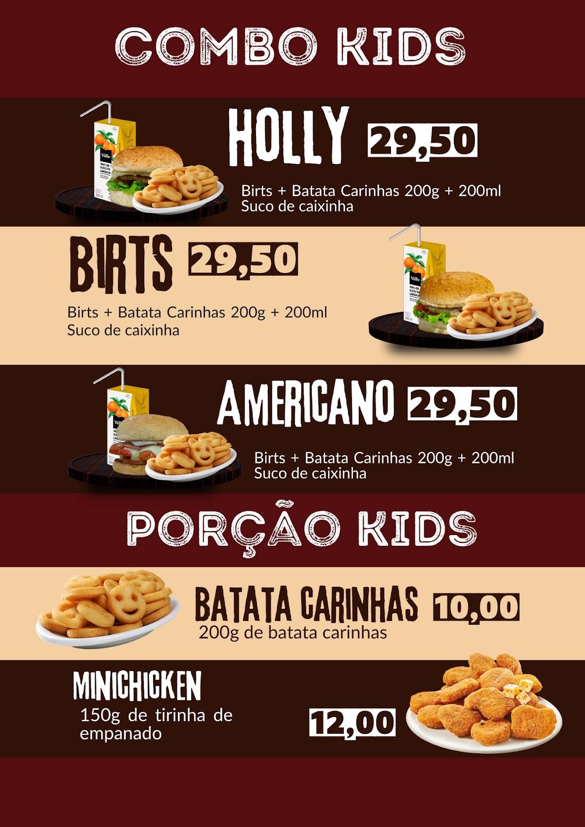 Portal Pizza e Burguer cardápio