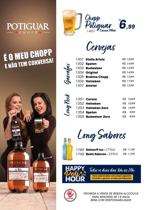 Potiguar Caldos cardápio