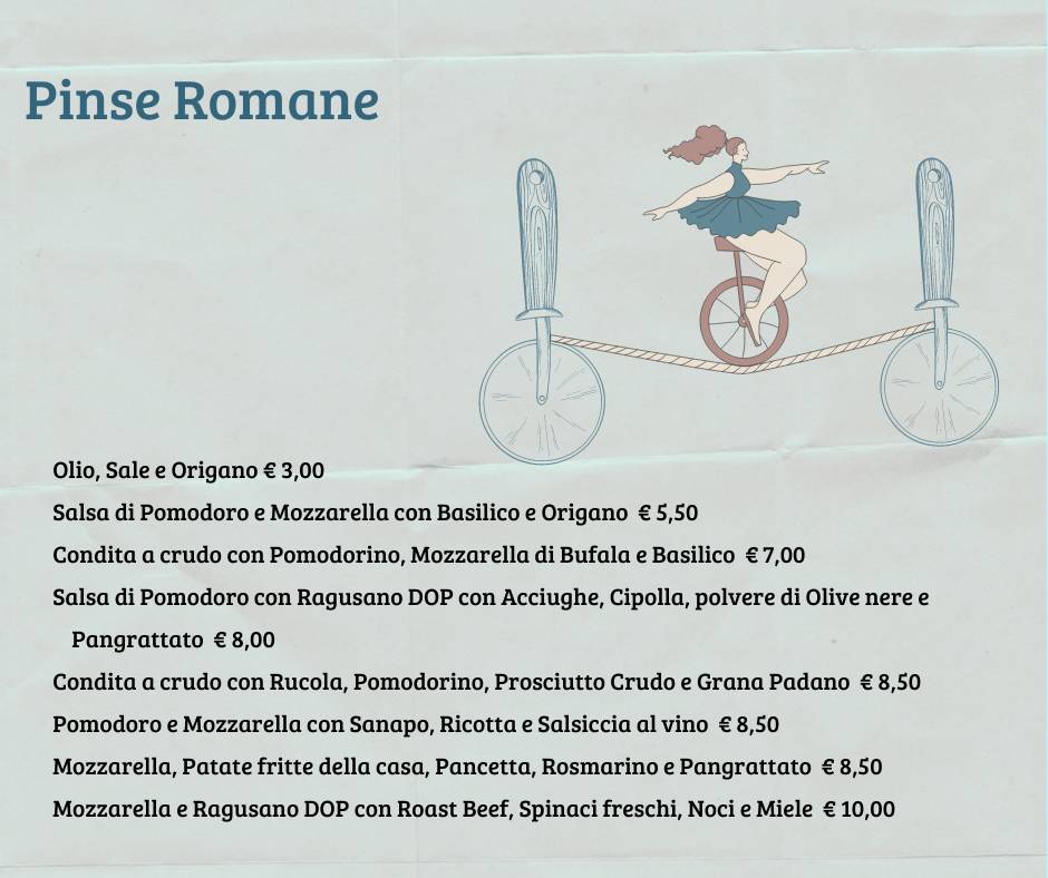 Menu di Prima Classe 