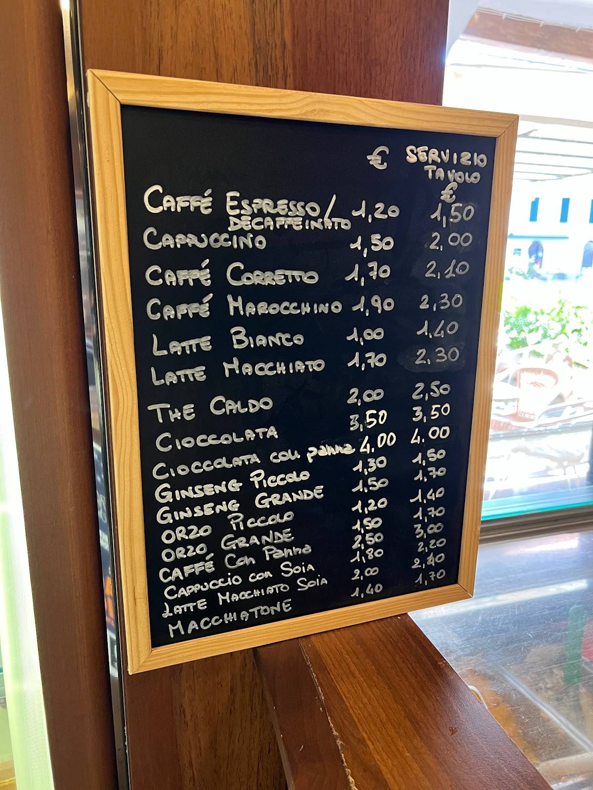 Menu di Pasticceria Davico Caffetteria 
