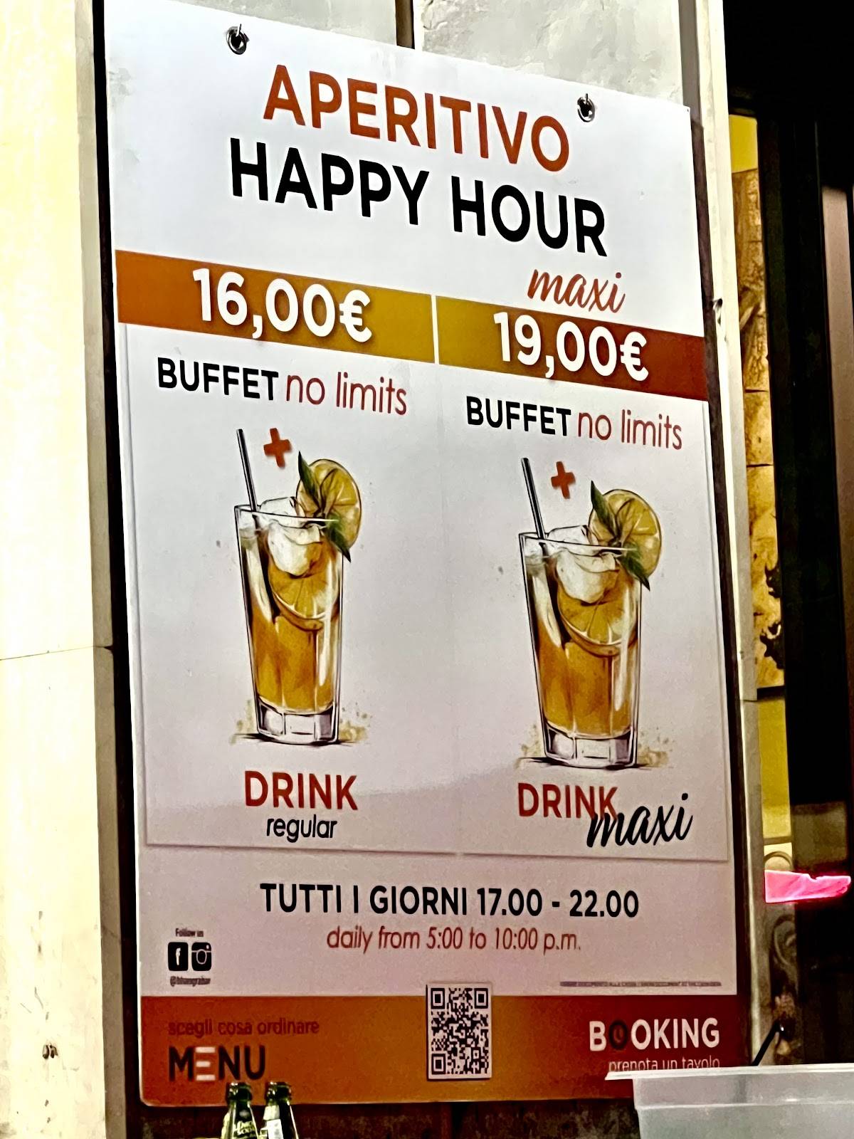 Menu di BhangraBar 