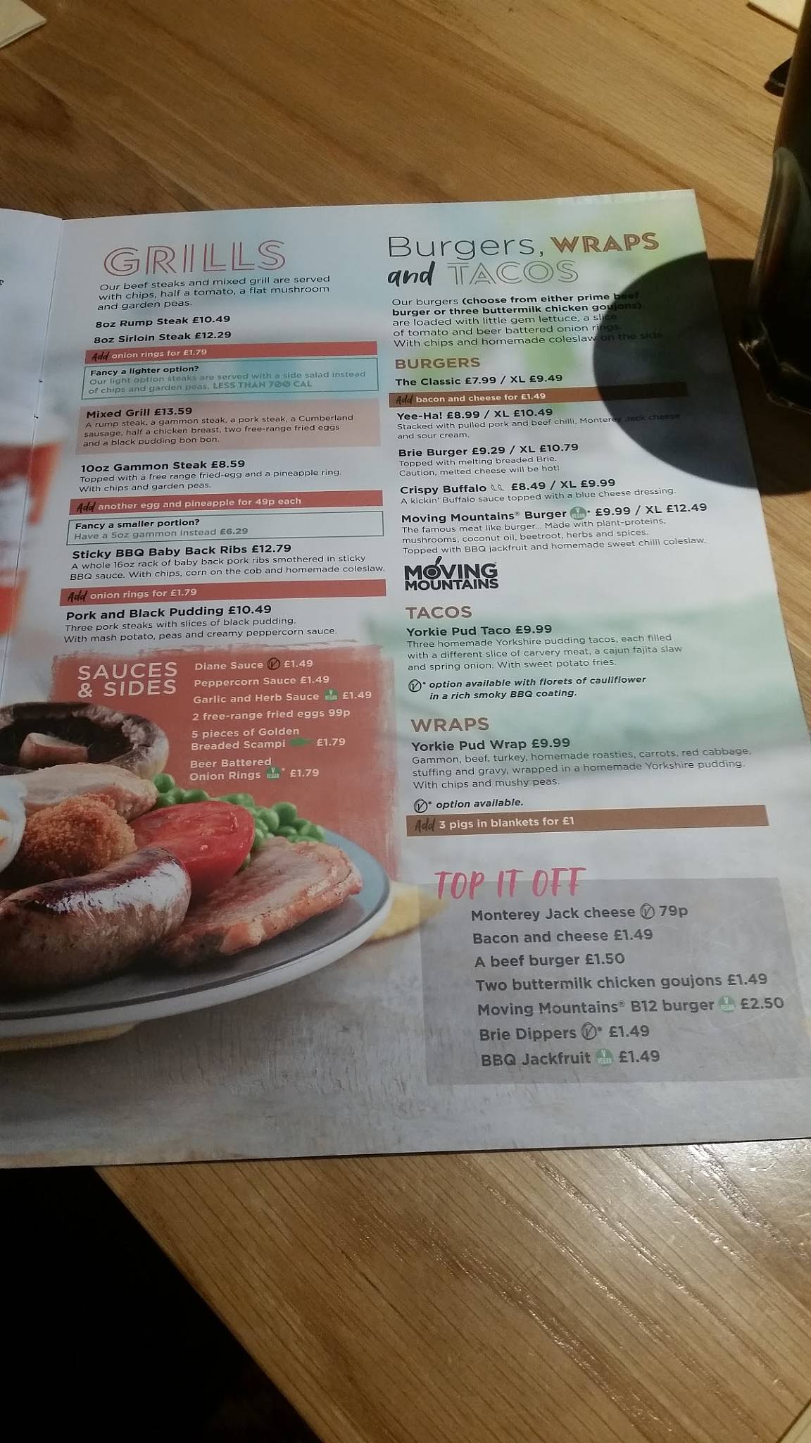 Menu at Chain Runner pub & bar, Livingston