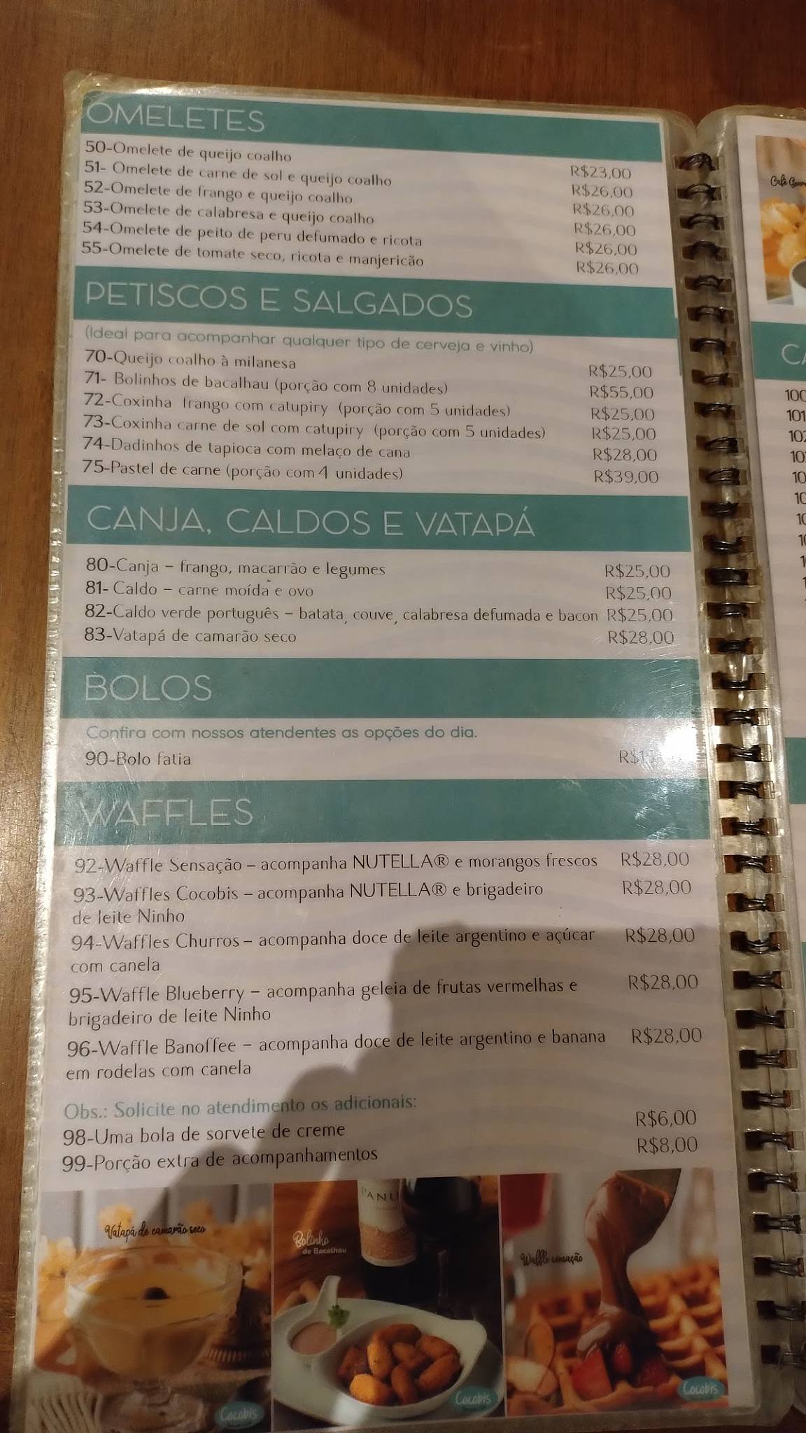 Cocobis Tapiocaria e Café - Teresina cardápio