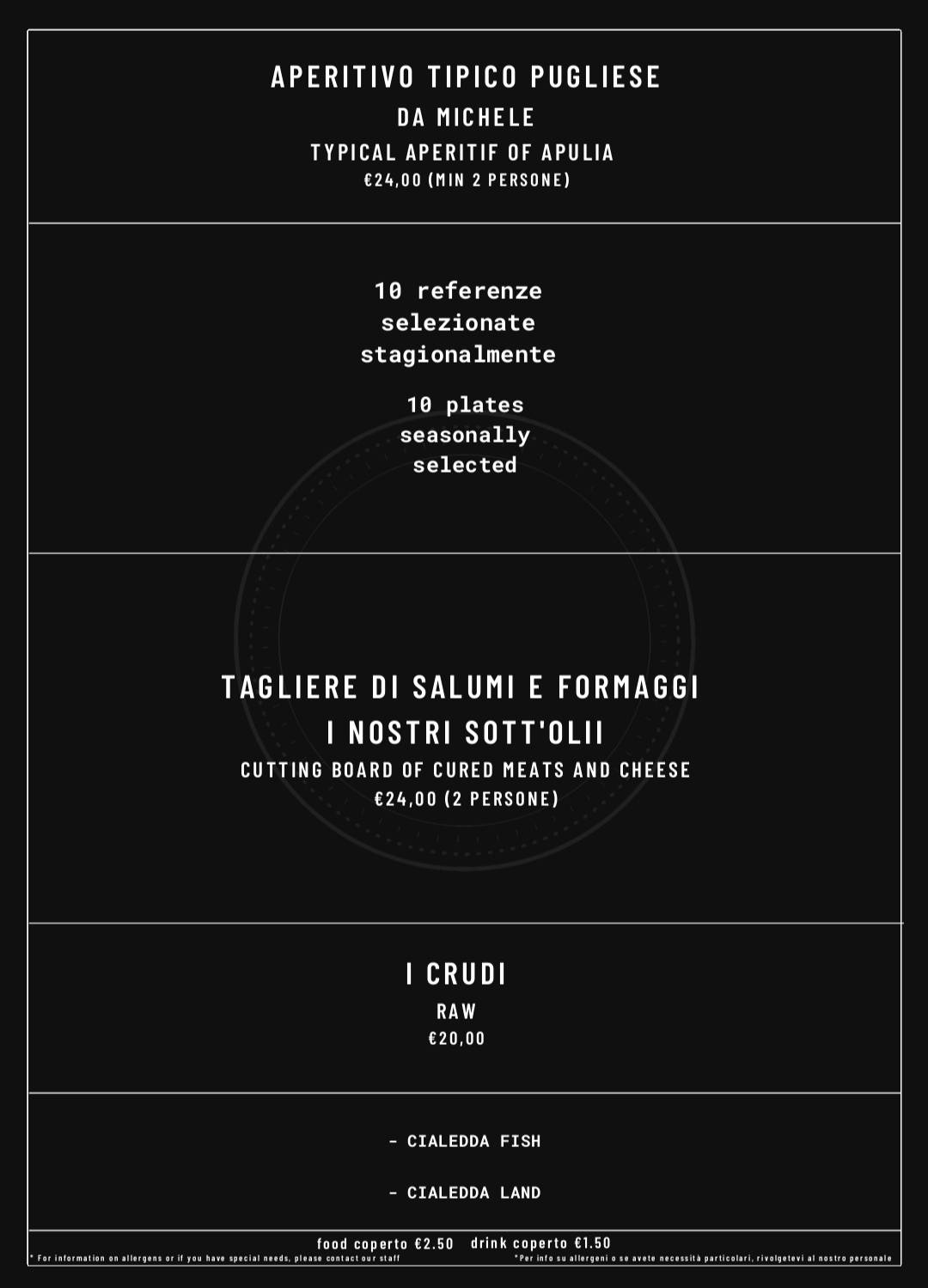 Menu di Da_Michele Vini & Gusto 