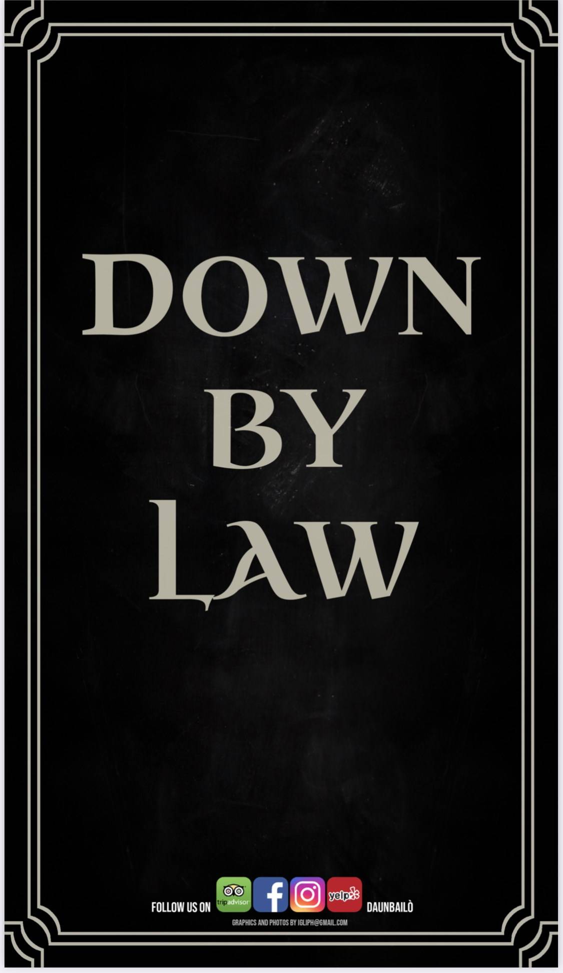 Menu di Daunbailo' Irish Pub 