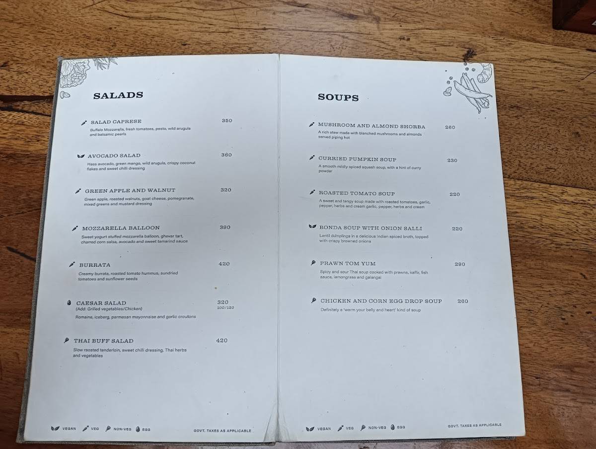 Gawky Goose menu