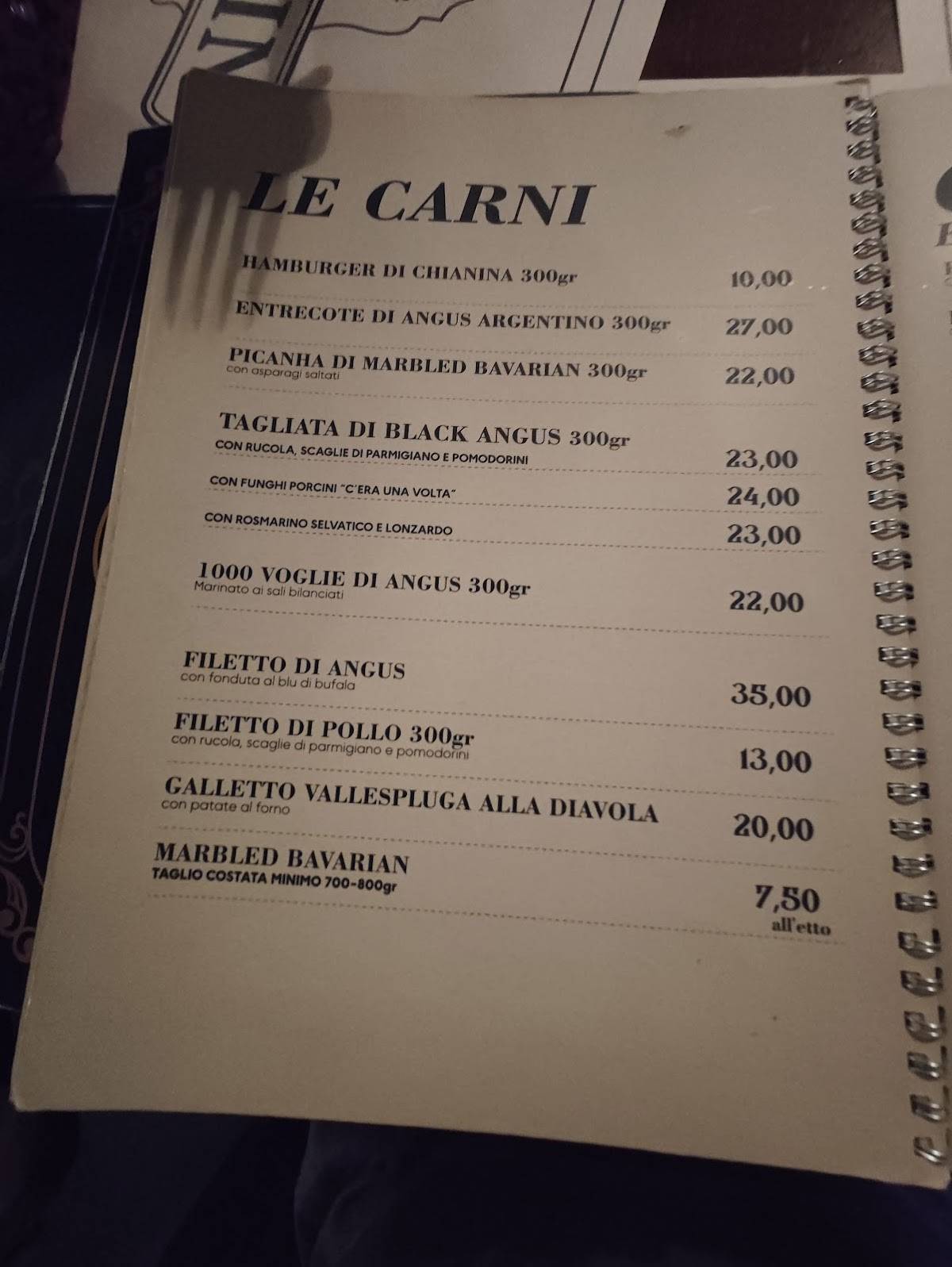 Menu di Griffin Pub e Grill 