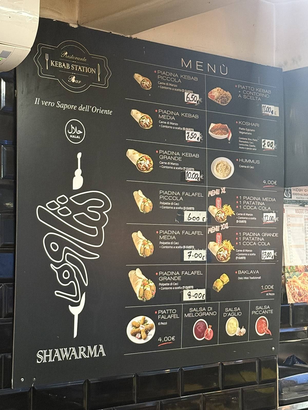 Menu di Kebab station 