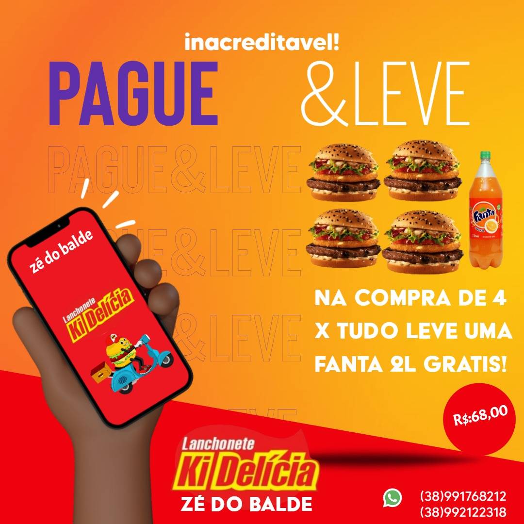 Ki Delicia cardápio