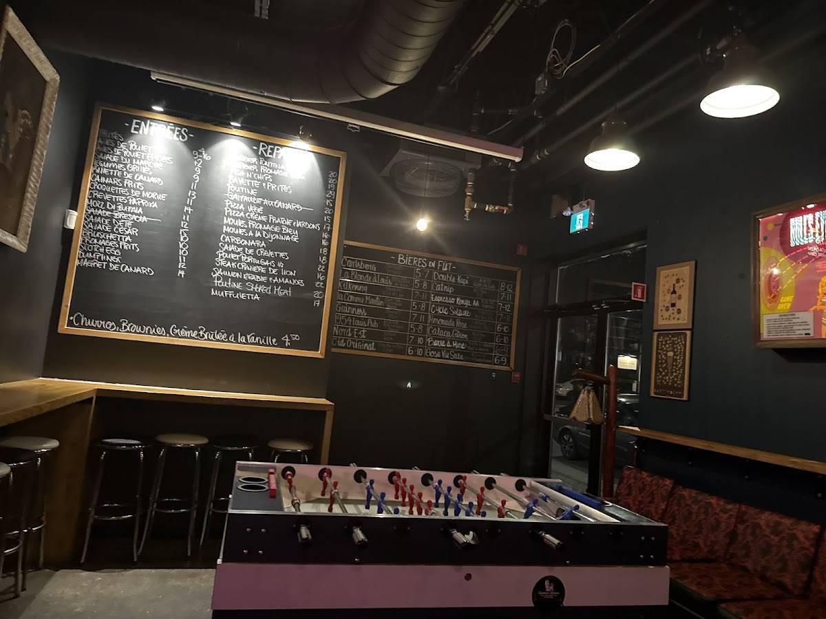Menu de Louis' Pub