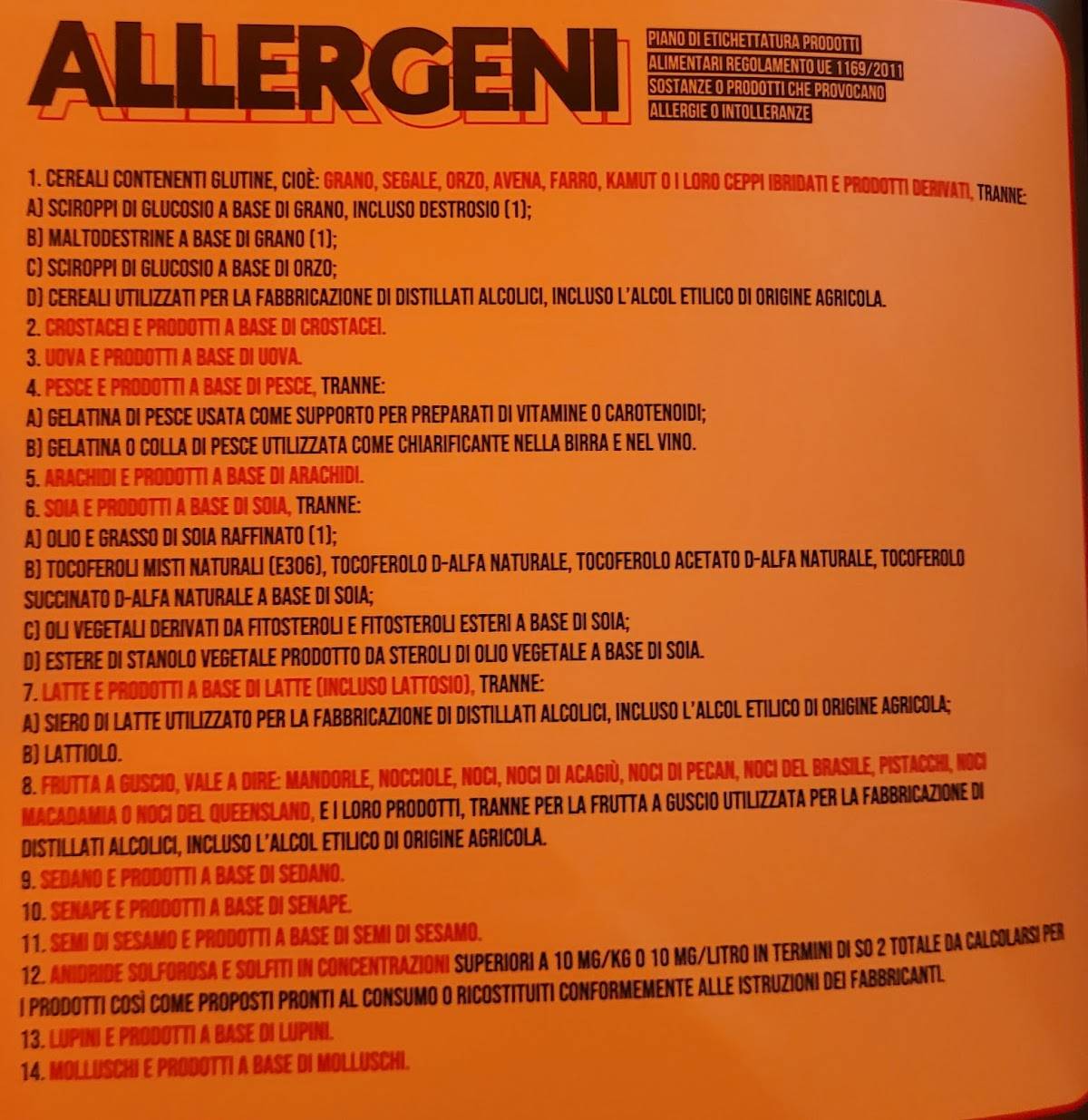 Menu di Moby Dick Burger Club 