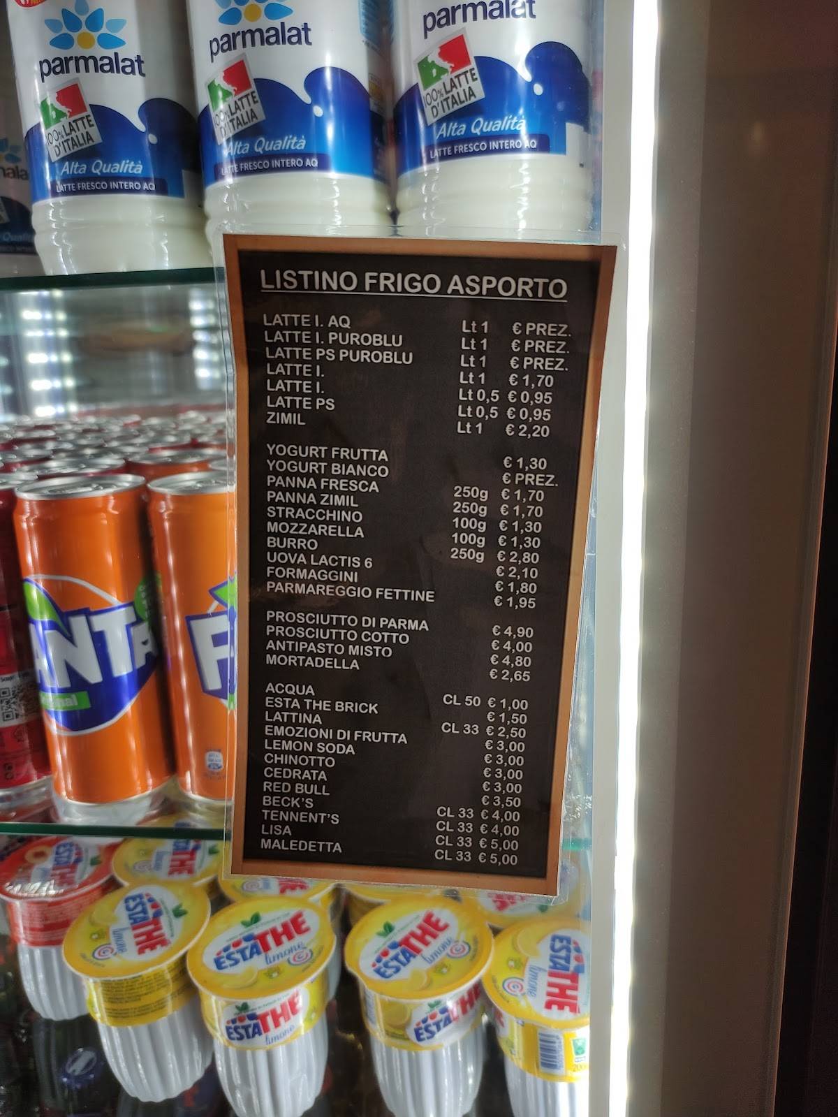 Menu di Panificio Castagnoli Più 