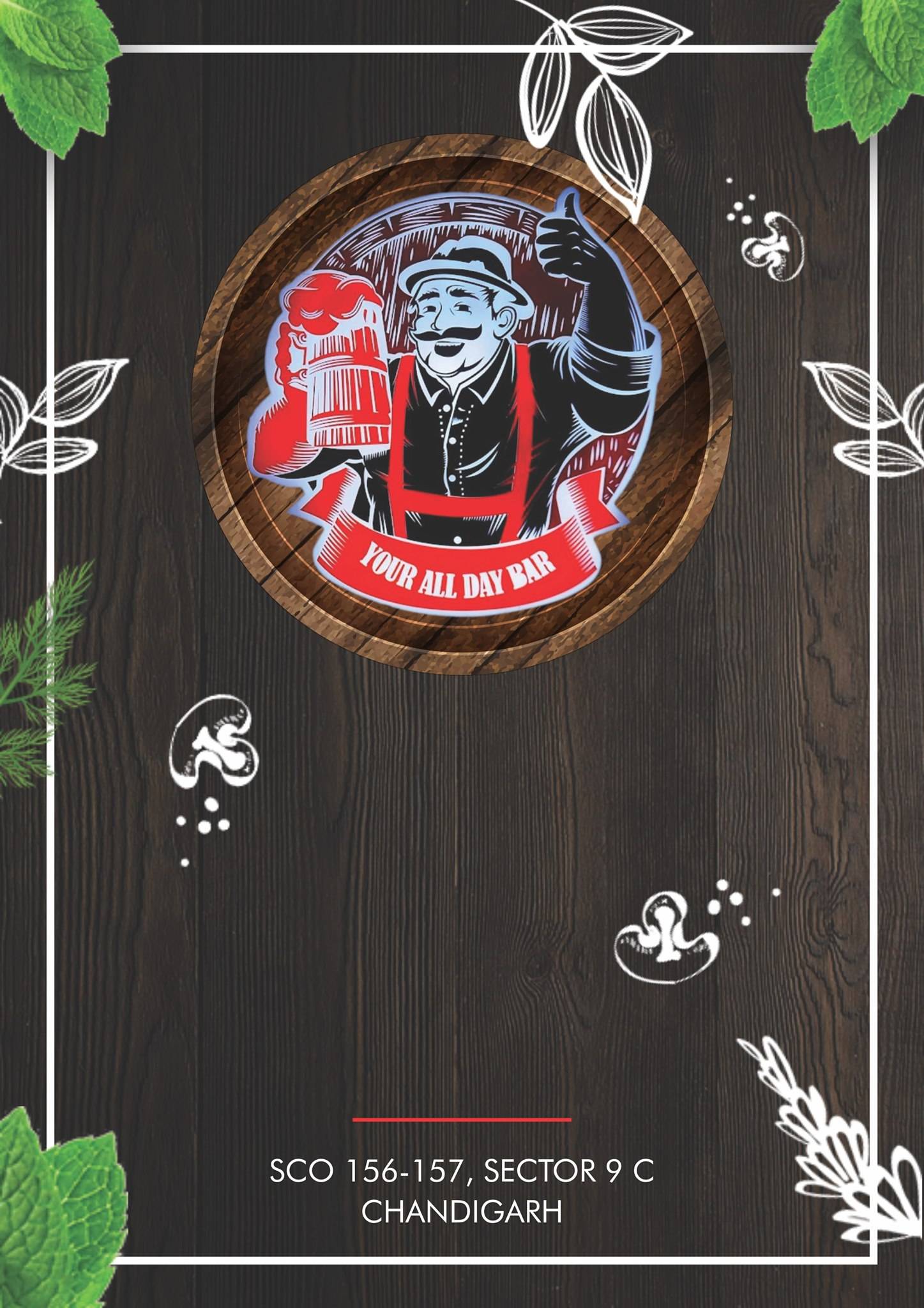 Pipe and Barrel menu