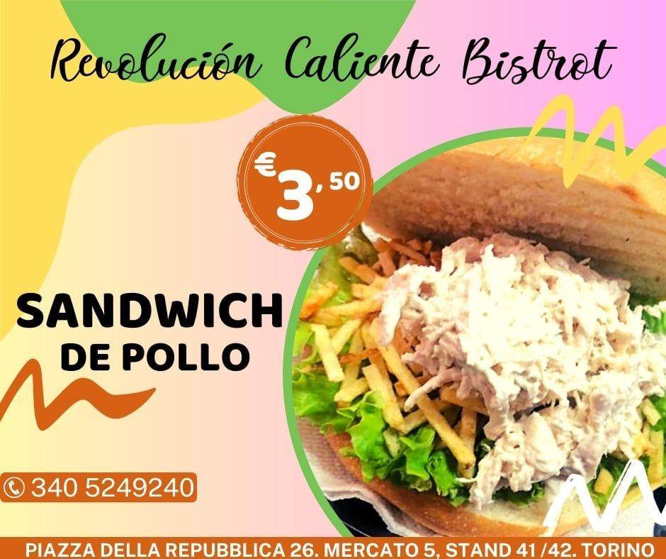 Menu di Revolucion Caliente Bristol 