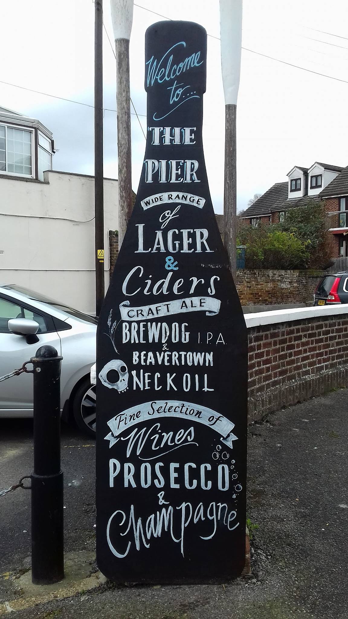 Menu at The Pier pub & bar, Rochester, Lower Upnor