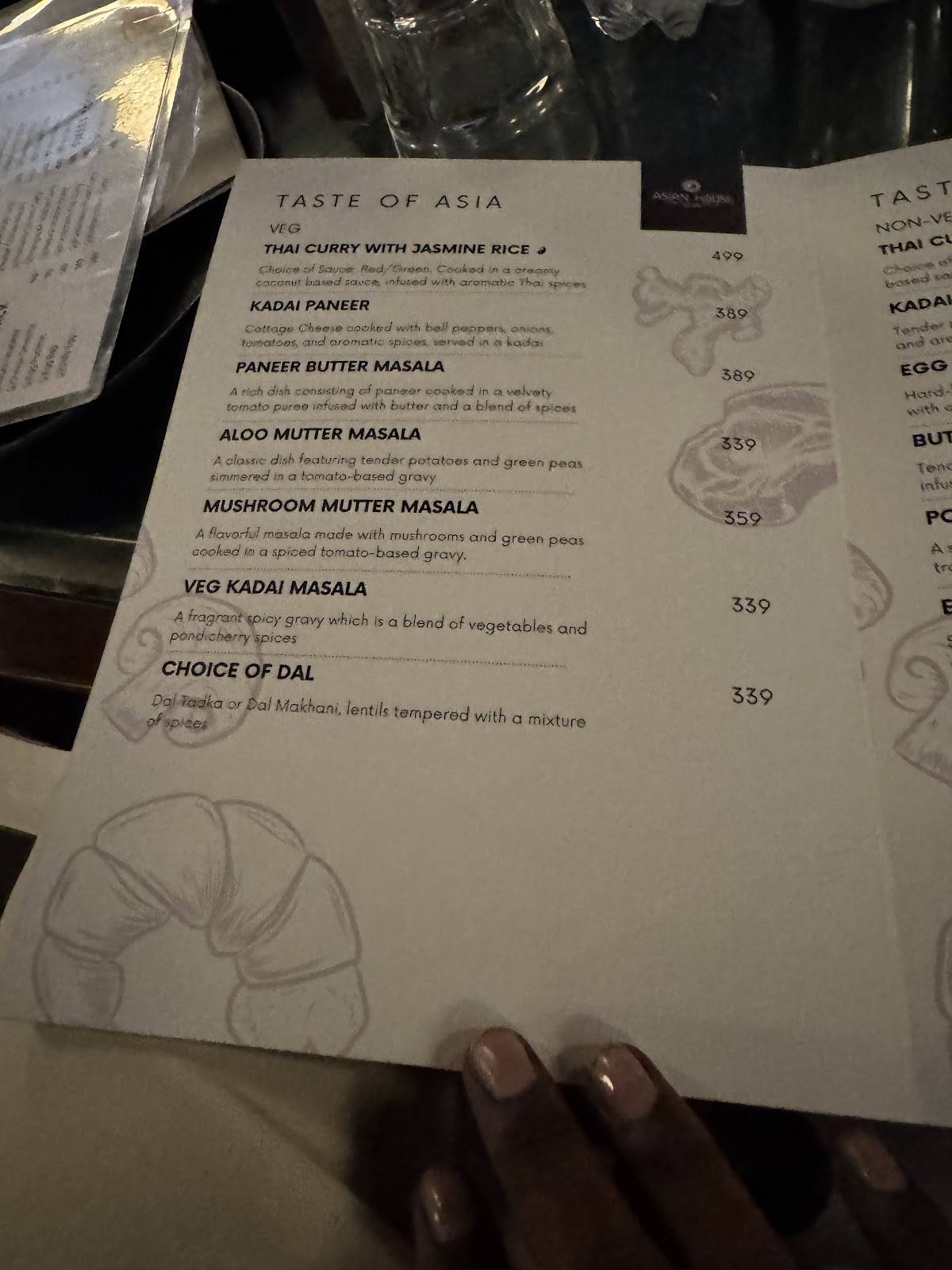 Oh Pondi! menu