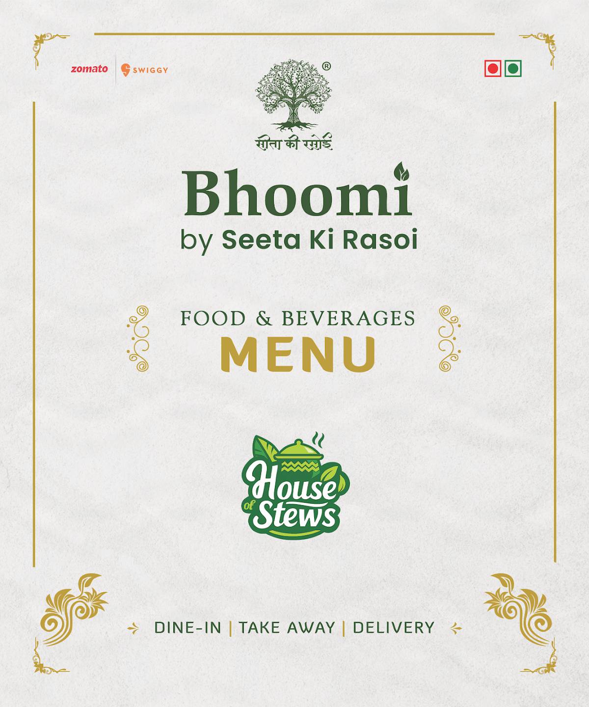 Bhoomi by Seeta Ki Rasoi menu