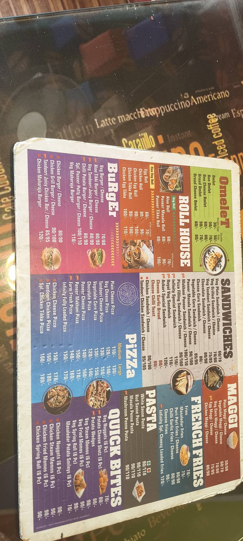 Infinity Cafe Punawale menu