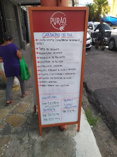 Purão Vegano cardápio