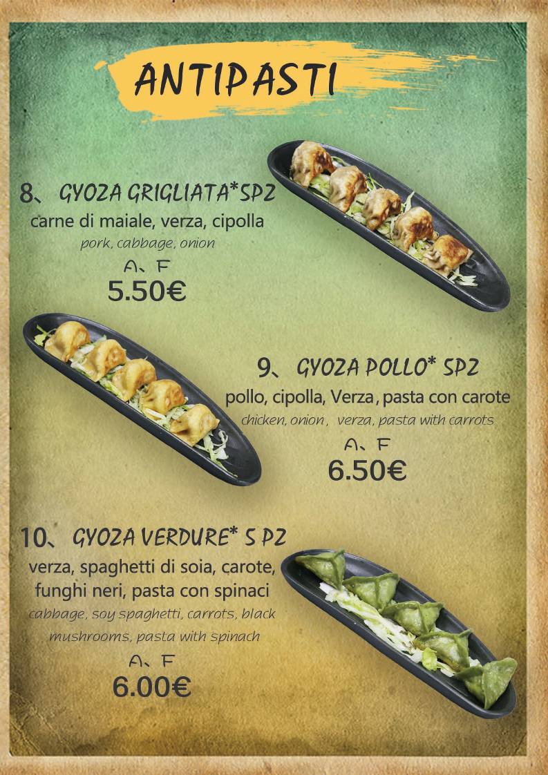 Menu di QQ ramen e BBQ 