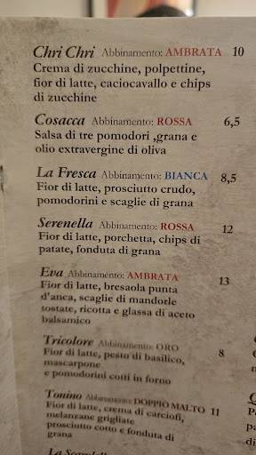 Menu di QTredici Lounge Pizza 