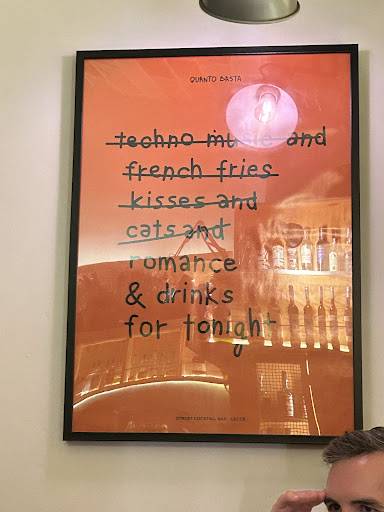 Menu di Quanto Basta Cocktail Bar 