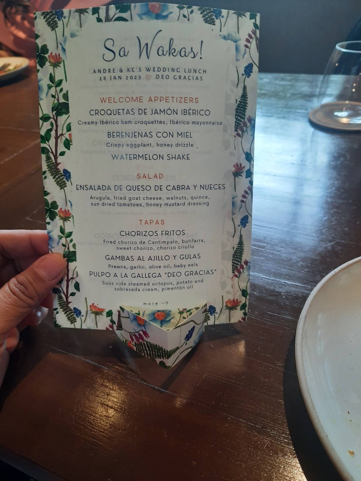 Menu at Deo Gracias restaurant, Quezon City