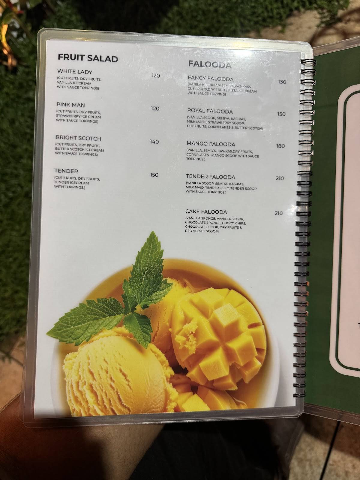 RADISH GRILL AND CAFE menu