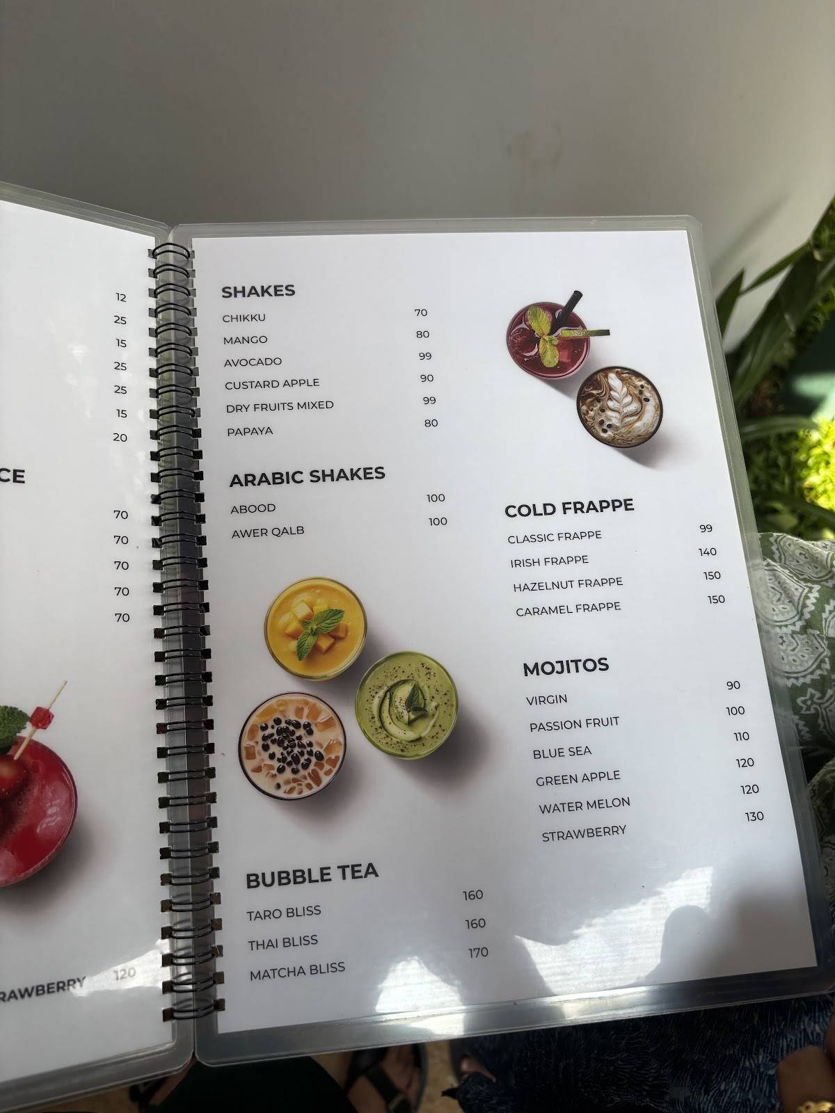 RADISH GRILL AND CAFE menu