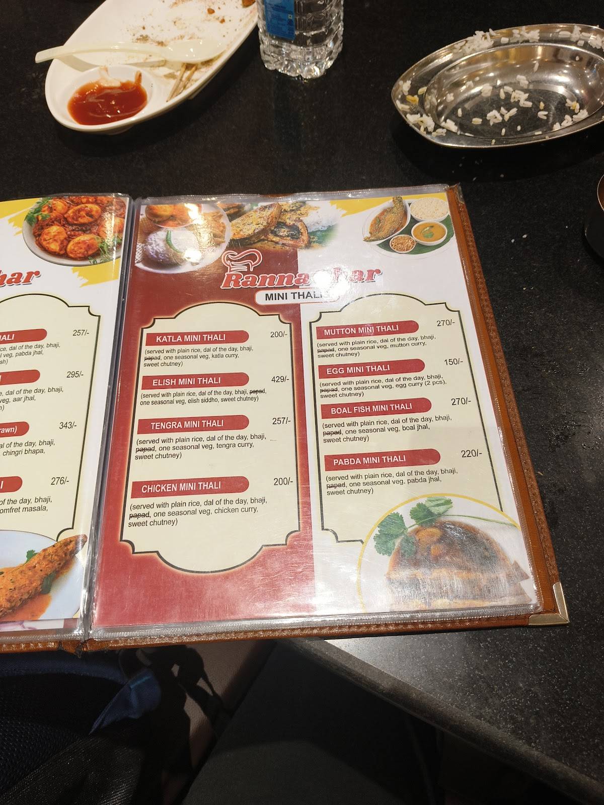 RANNA GHAR menu