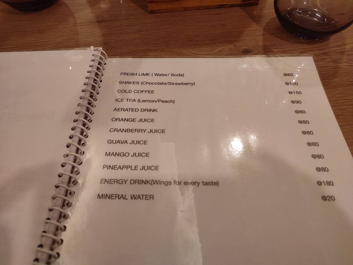 RHCP (Red Hill Cafe Point) menu