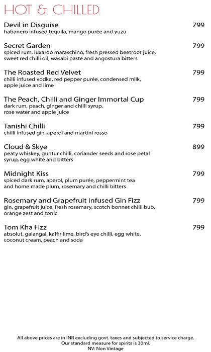 RIKA menu