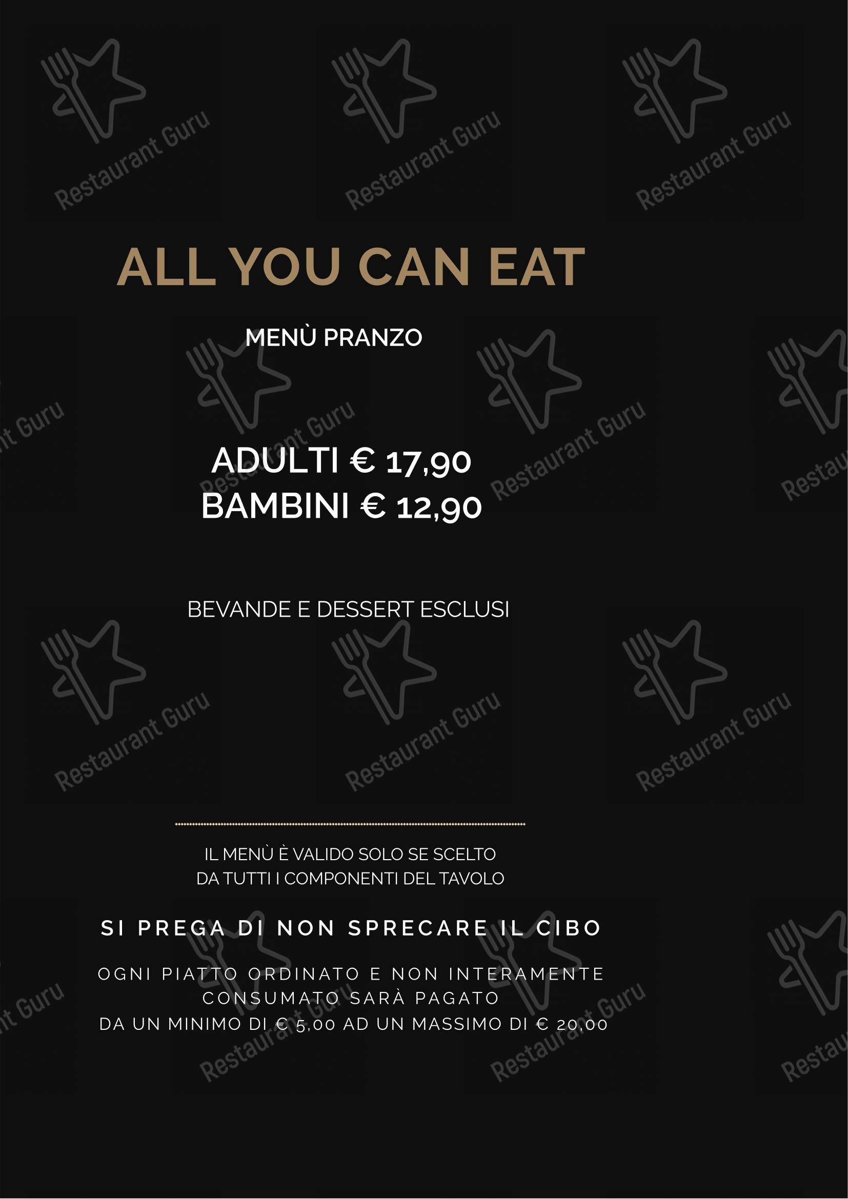 Menu di Ristorante Giapponese Tao - Menu