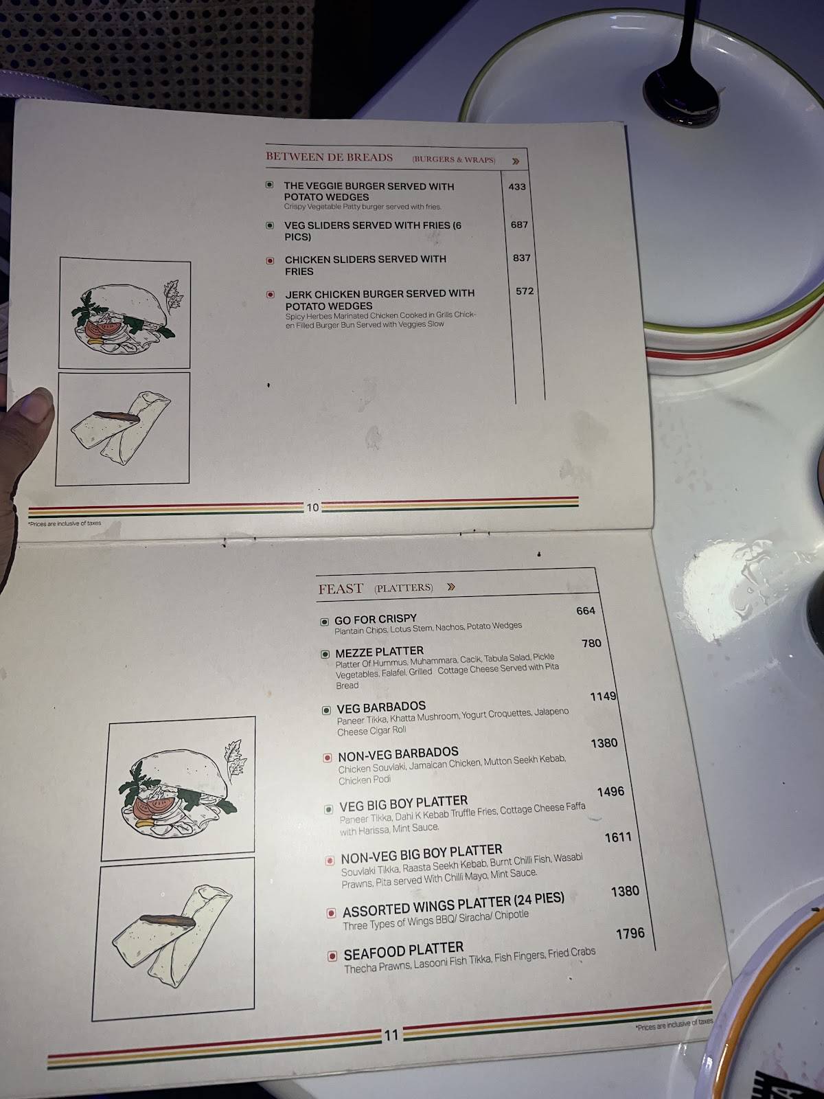 Raasta Bhopal menu