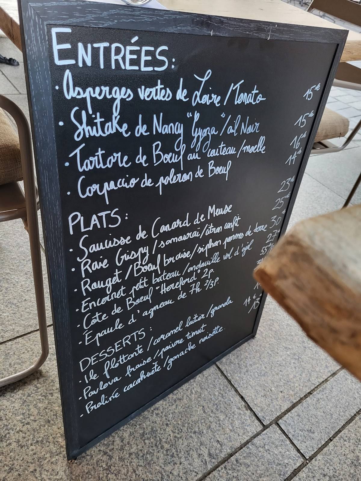 Menu de Racine