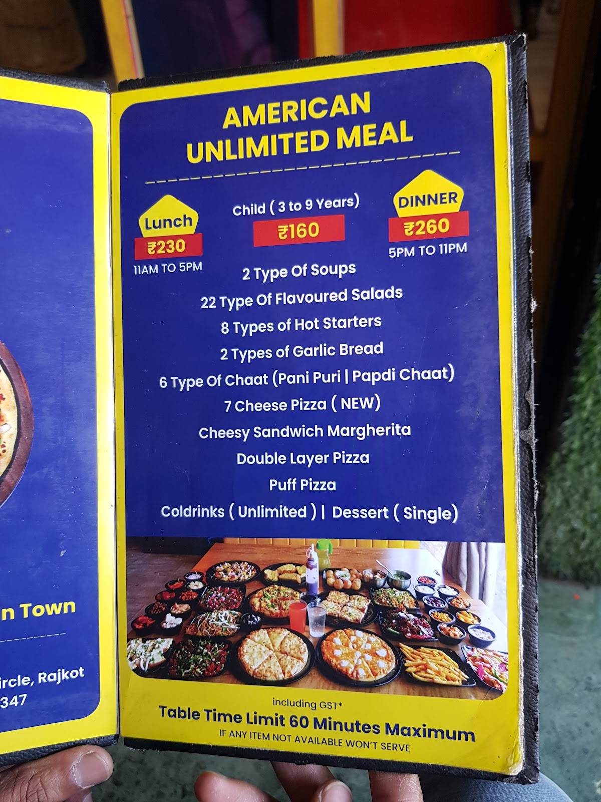 Buddy's Pizza Rajkot menu