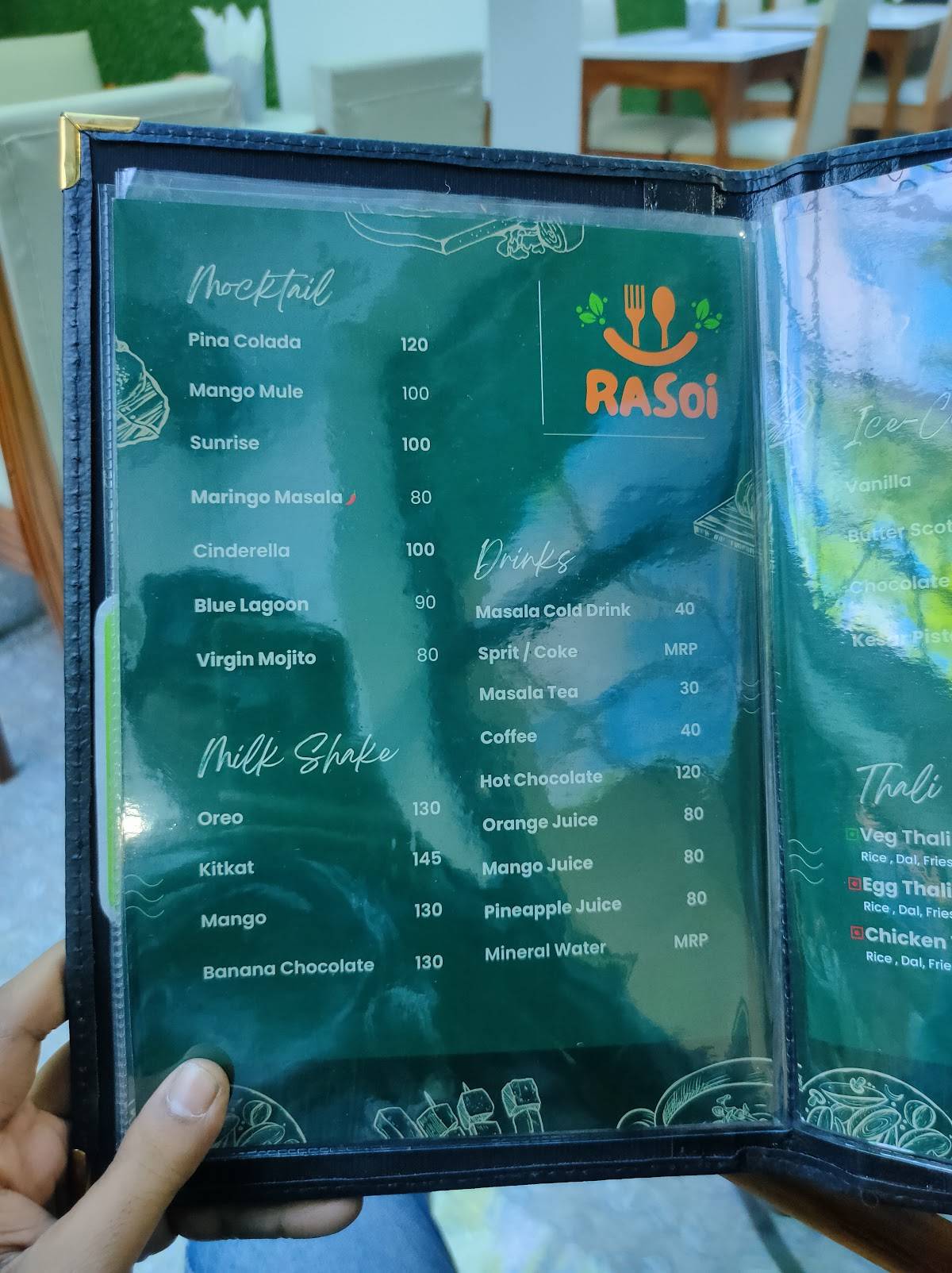 Rasoi Restro menu
