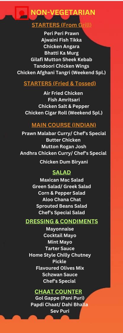 Red Coal 248121 - Haridwar Bypass Best Barbeque Buffet in Dehradun Buffet, Bar and Restaurant menu