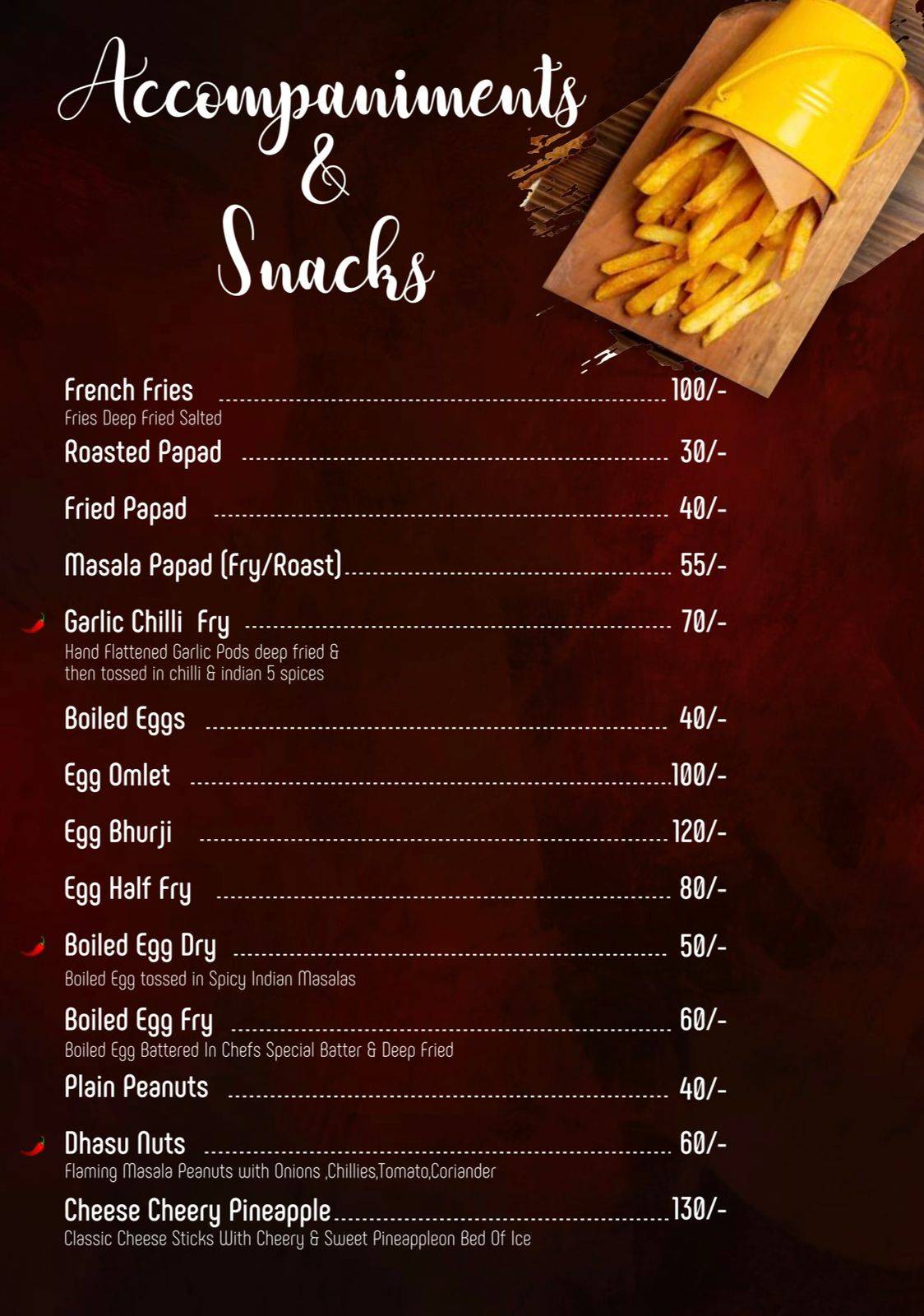 360 Degree Multi-Cuisine Family Restaurant & Bar menu