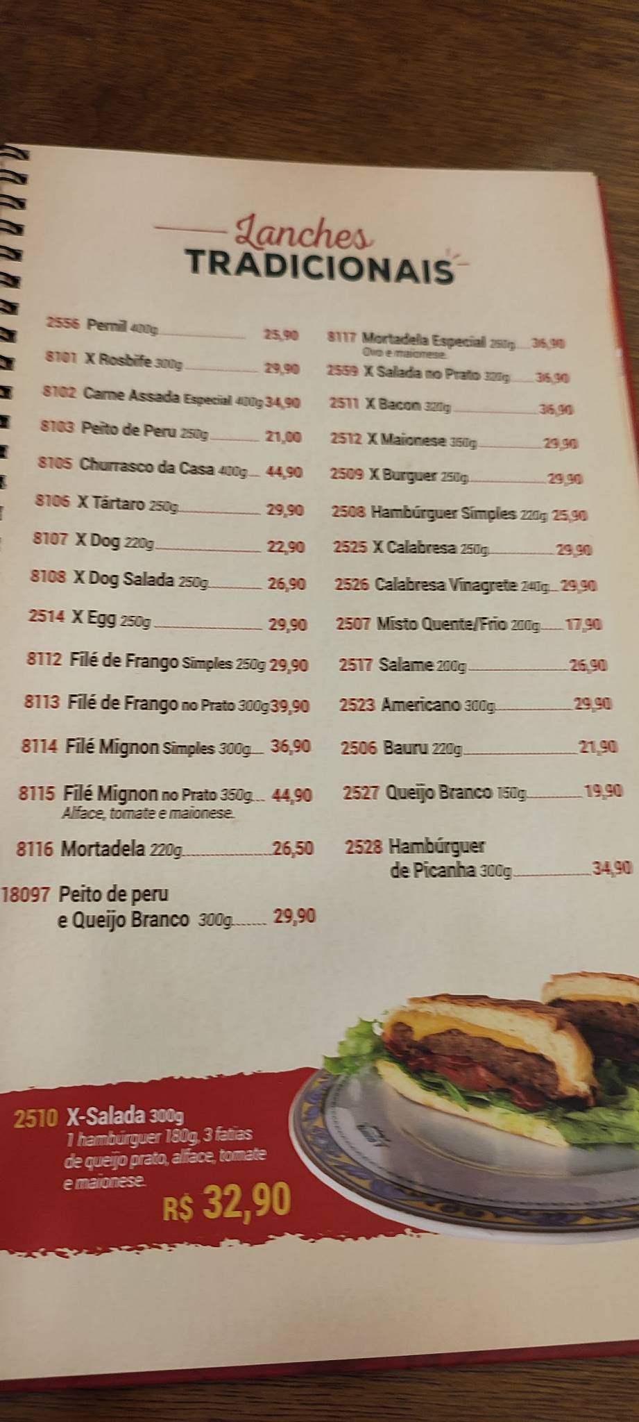Restaurante e Padaria Quinta do Marquês cardápio