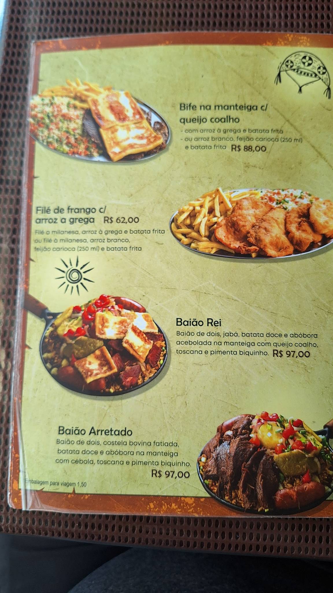 Adega do Jabá cardápio