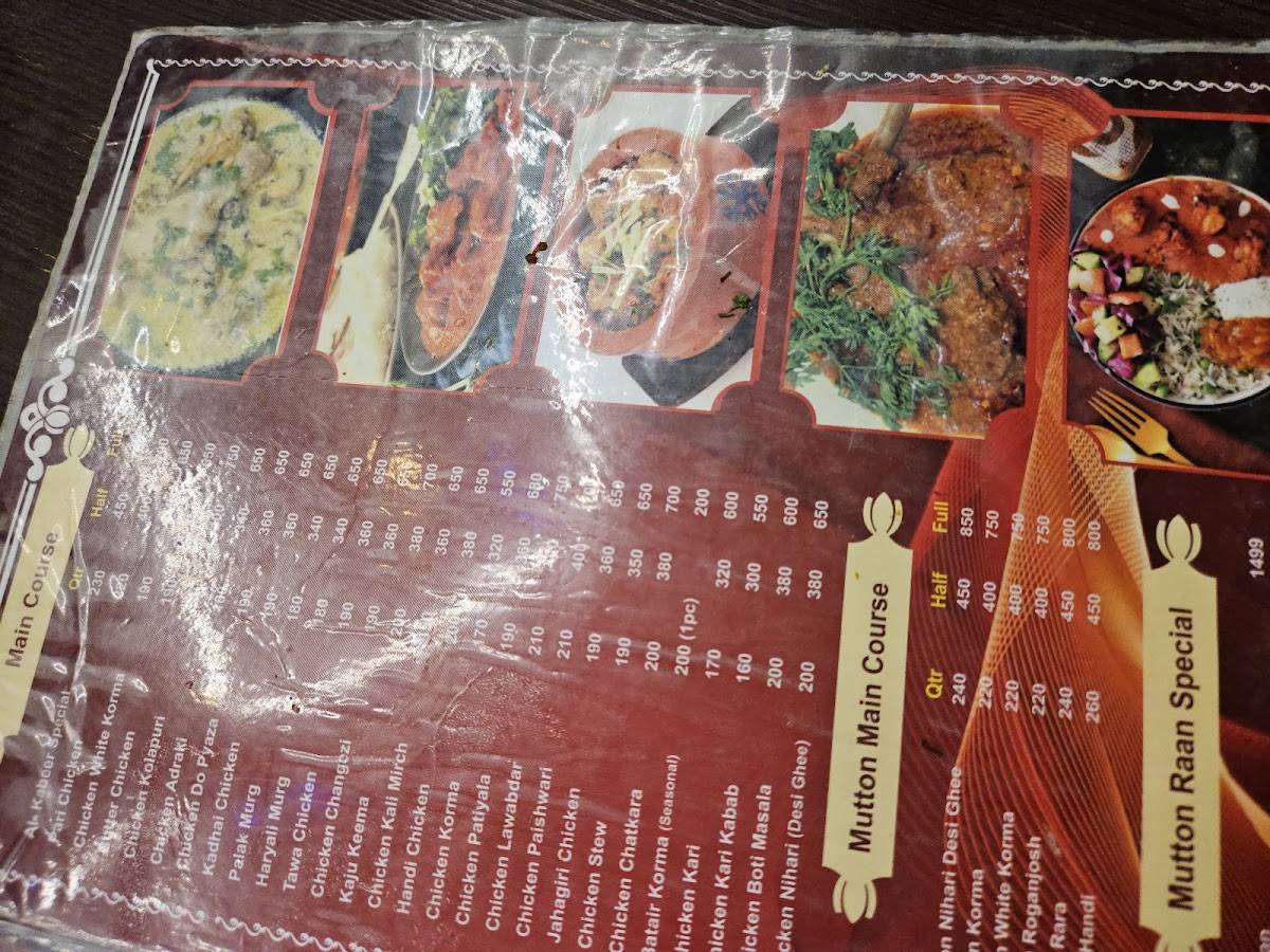 Al- Kabeer Delicious menu