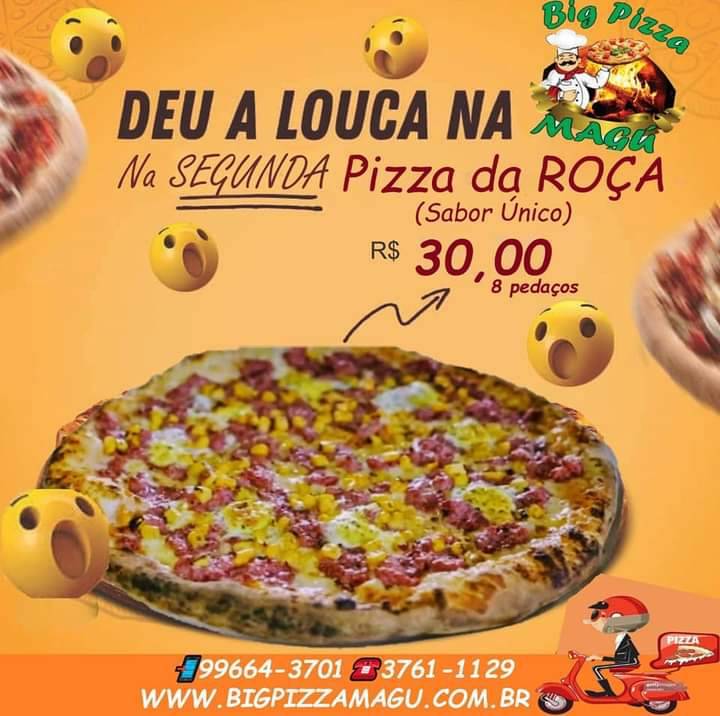 Big Pizza Magú cardápio