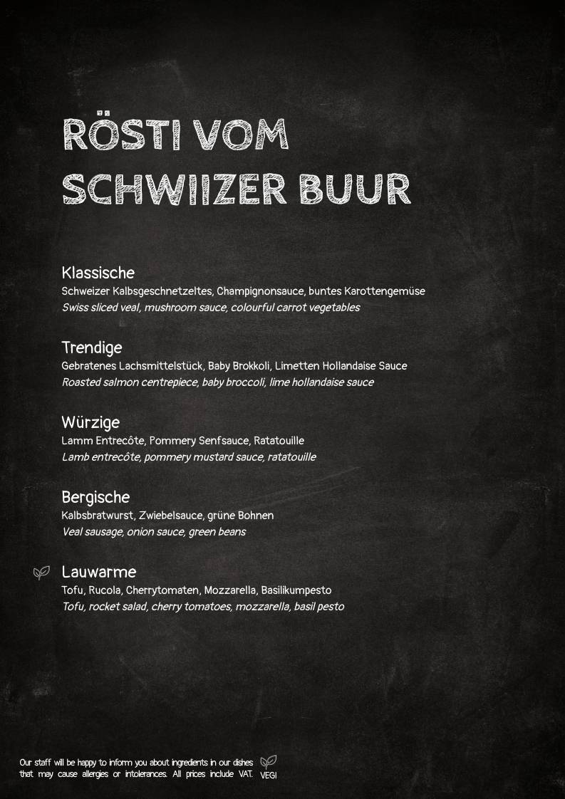 Menu di Barrys Restaurant, Bar & Lounge 