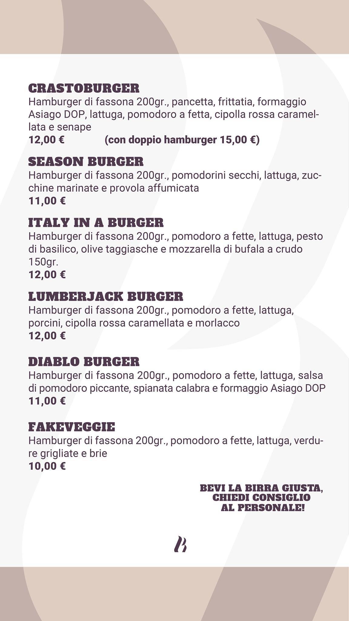Menu di Beersheeba - Pizzeria Eduardo 