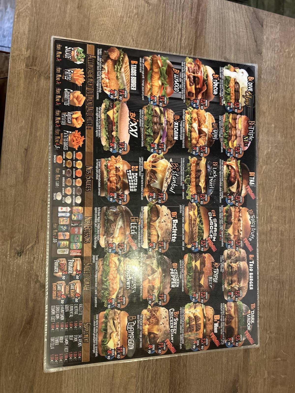 Menu de Bi Food