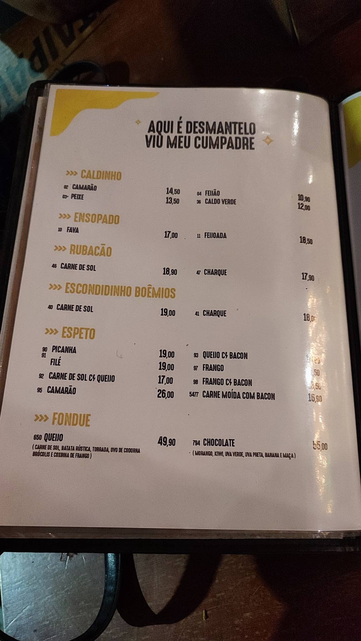 Boêmios de Campina Bar e Restaurante - Melhor Bar, Bar com Música ao vivo, Petiscos, Melhores Drinks, Melhor Carne de Sol cardápio