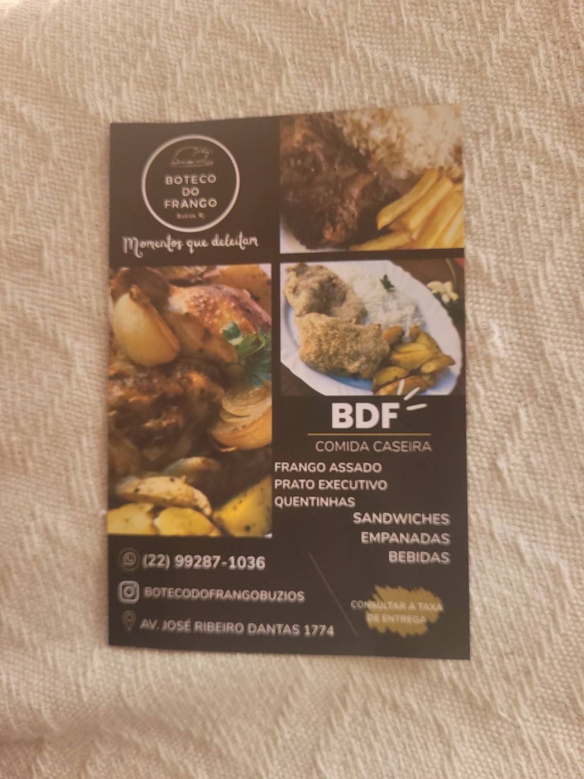 Boteco do Frango - (Búzios) cardápio