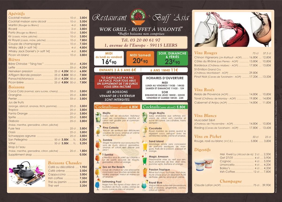 Menu de Buff asia