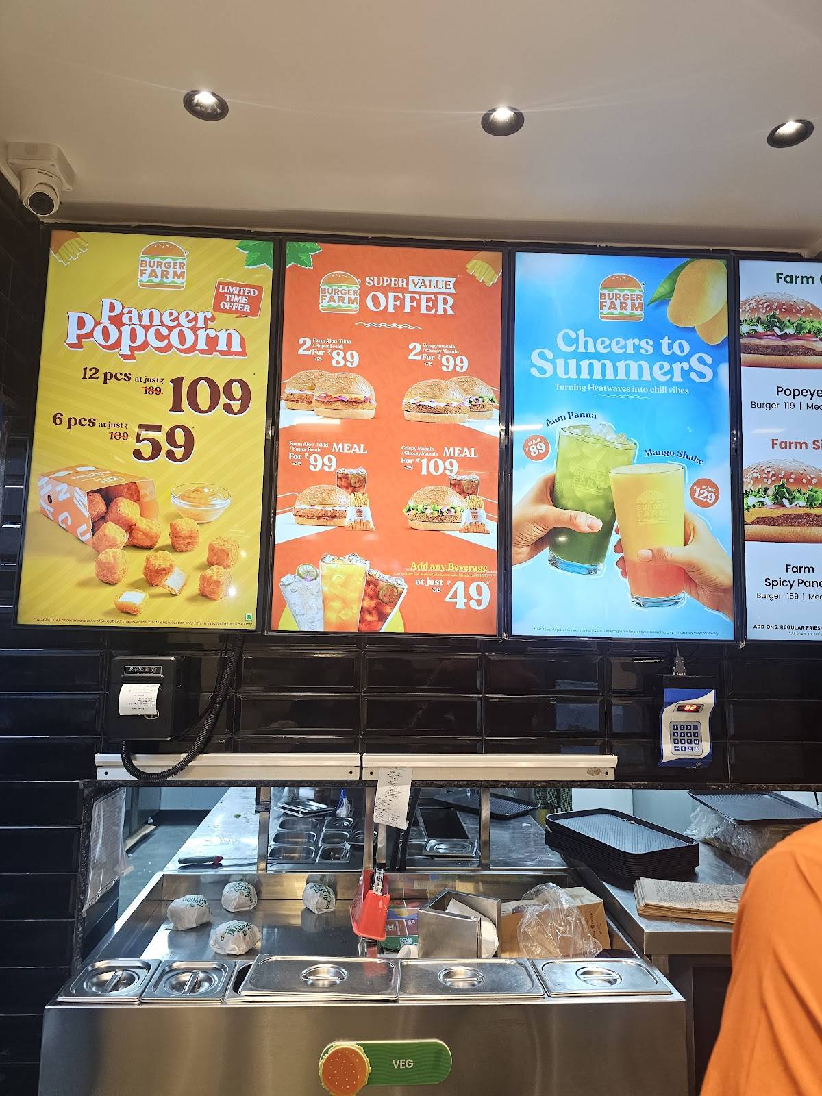 Burger Farm menu